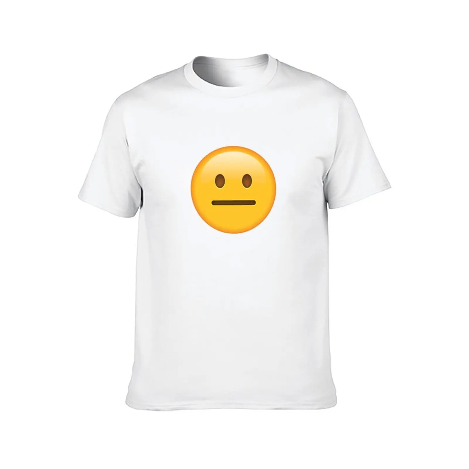 Neutral Face Emoji T-Shirt heavyweights vintage graphic tee tee shirts for men