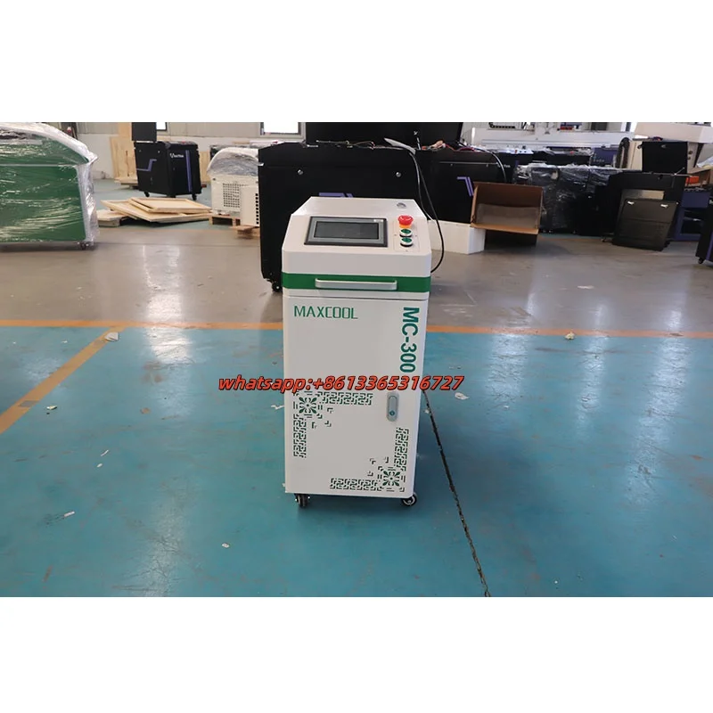 200W 300W 500W Pulsed Fiber Laser Cleaning Machine Rust Oil Paint Oxides Laser Rust Removal Machine
