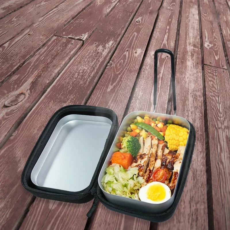 Campingmoon S-203-B Square Eva Anti Impact Insulation Outdoor Picnic Lunch Box Storage Bag Bento Bag Camping Portable Carry Bag