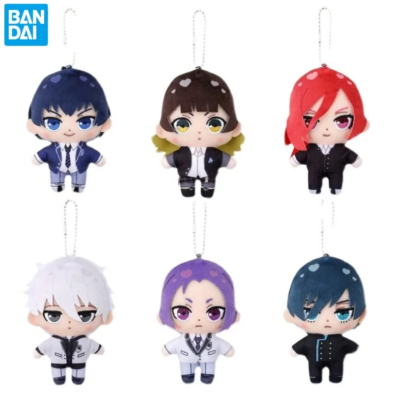 

Bandai Blue Lock Plush Keychain Gacha Nunu Stuffed Pendant Chigiri Hyoma Reo Mikage Isagi Yoichi Anime Collectible Bag Toys Gift