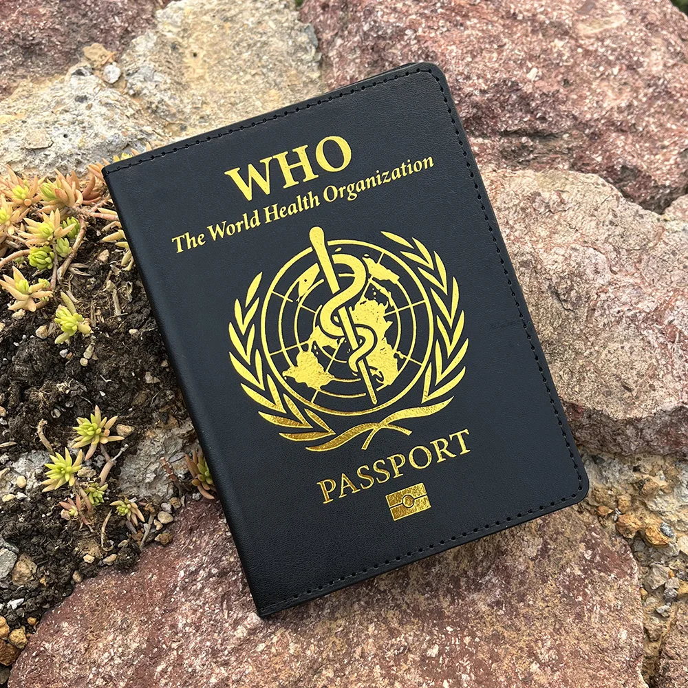 World Health Organization Passport Cover Travel Case for Passports Worldwide Health Organization