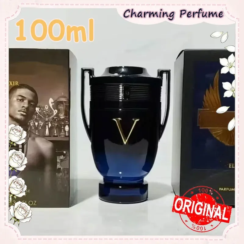 100 مل عطر فيكتوري للرجال EDP، نوتس وودي المائية، رذاذ عطر المحيط الطازج هدية للرجال 3.4 أونصة عطر كولونيا مكثفة
