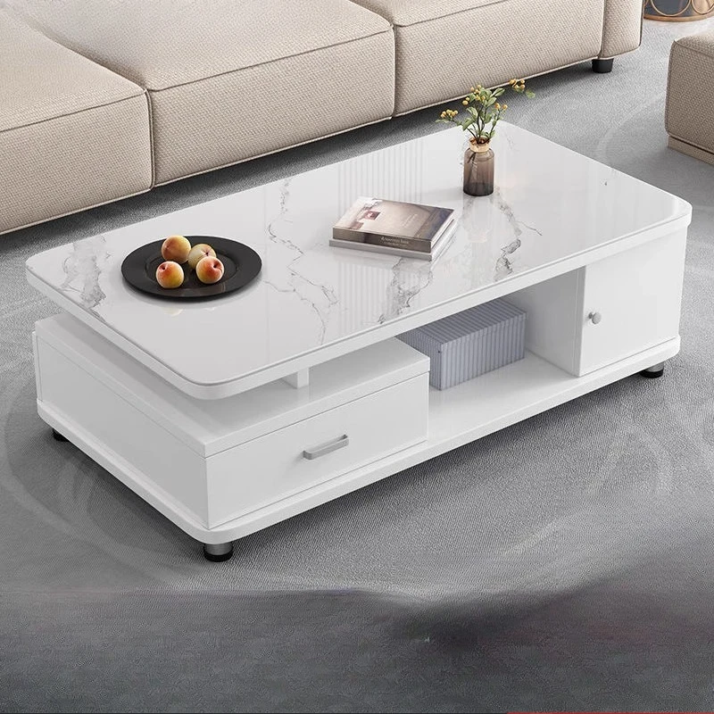 

Unique Luxury Coffee Table Designer Wood White Minimalist Design Coffee Table Modern Space Saving Stoliki Kawowe Furniture Home