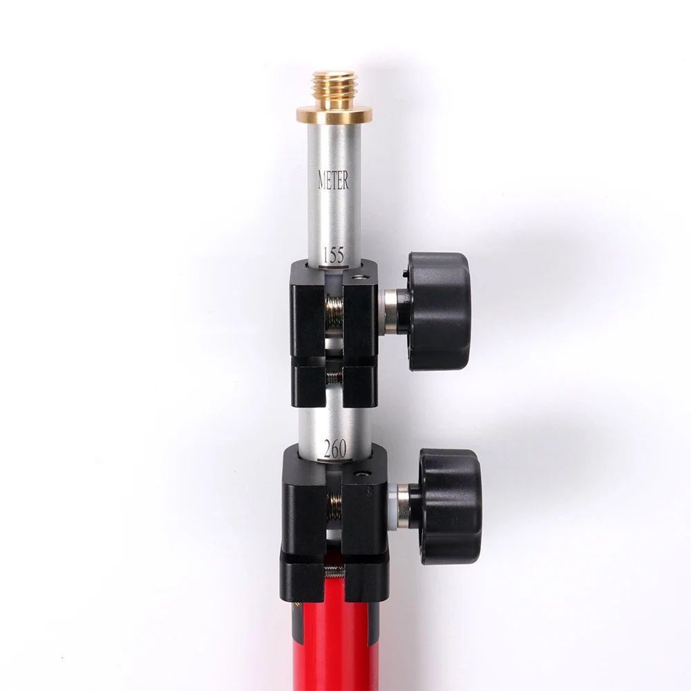 

Total station/theodolite/prism/RTK/GNSS Durable measuring rod 2.6 m， 3.6 m， 4.6 m， 5.2 m，Telescopic prism rod