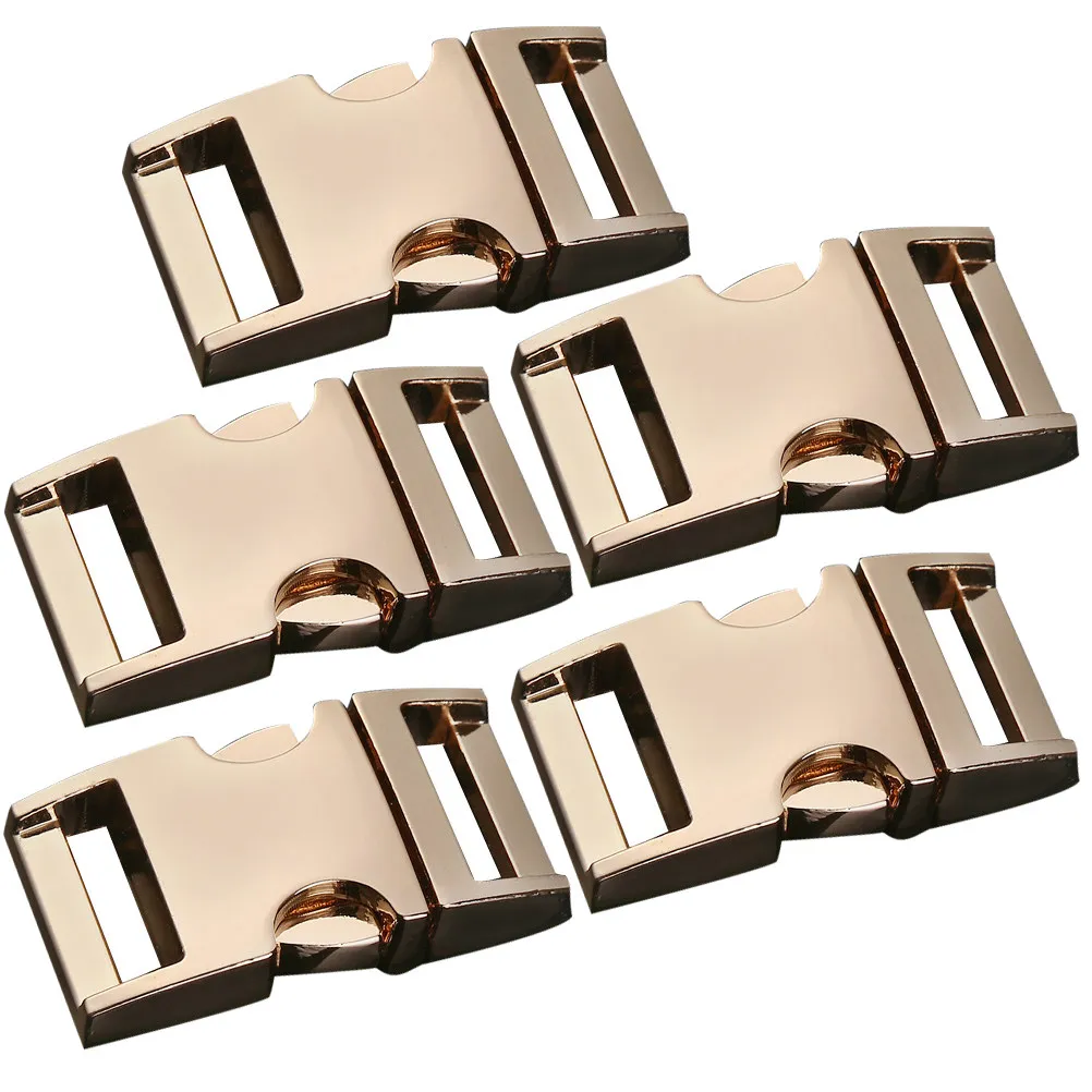 

5 шт. металлических пряжек из сплава для сумок и багажа, без пришивания, с боковым креплением, прочные, многоразовые, аксессуары для ремней