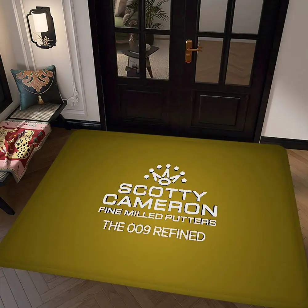 S-Scotty C-Cameron Floor Mat Retro Multiple Choice Living Room Kitchen Rug Non-Slip Modern Home Decor