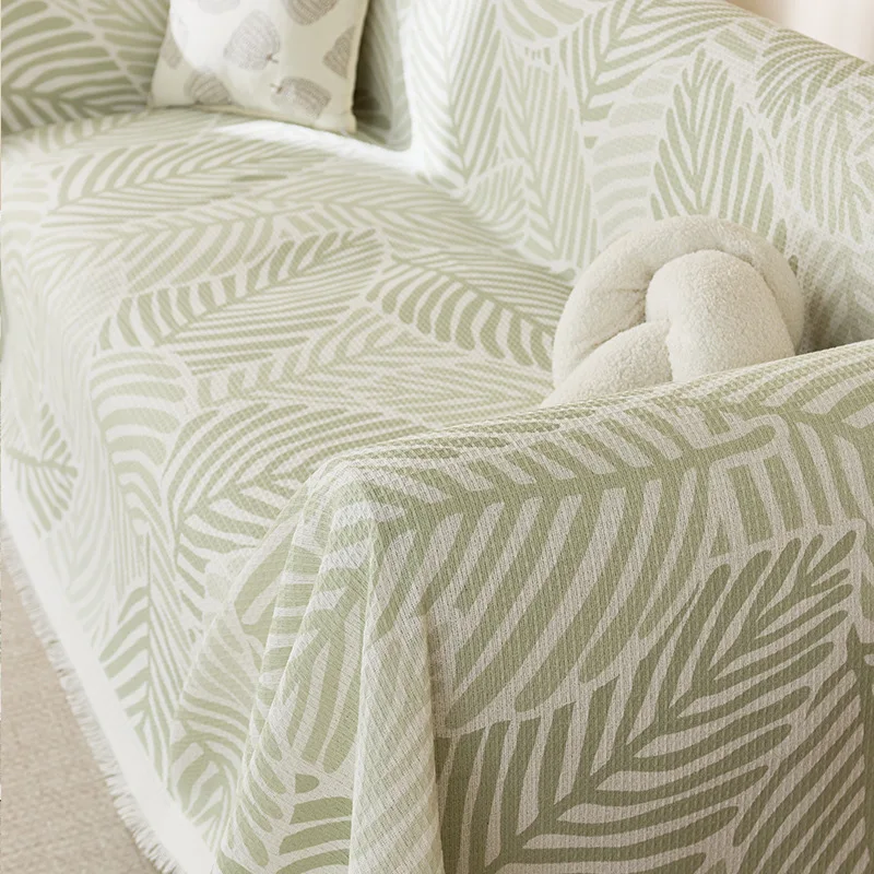 New Sofa Cover for All Seasons, Full Coverage Anti-Cat Scratch Sofa Blanket, Non-Slip Dustproof Slipcover