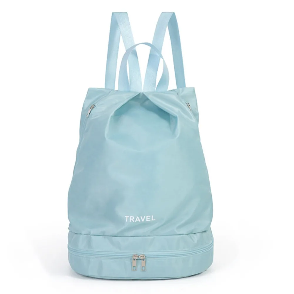 

Soccer Bag Waterproof Swimming Bag Dry Wet Separation Lightweight Outdoor Beach Bag Simple Shoe Compartment Fitness Bag Kids