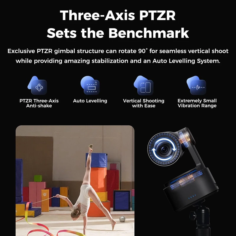 OBSBOT Tail 2 4K NDI Camera Live Production PTZR Camera AI Tracking 1/1.5