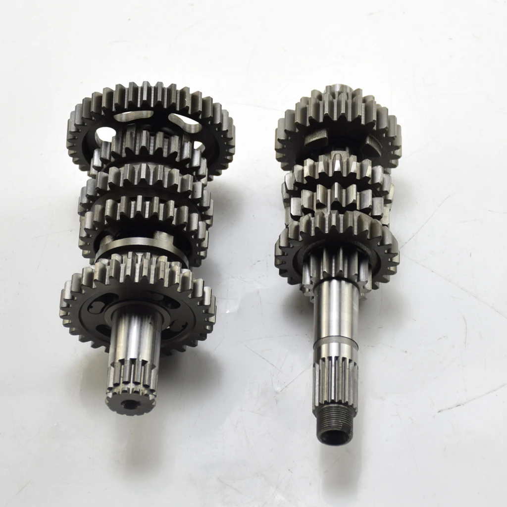 

Motorcycle Transmission Gear Main and Secondary Shaft Gear Countershaft Fit SHINERAY X2 X2X XY250GY 250cc Engine Accessory