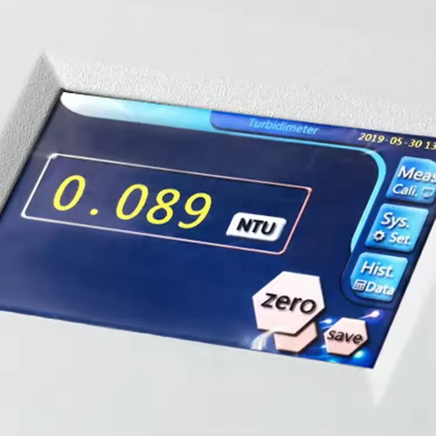 Misuratore di torbidità digitale da banco TU4000E 0-4000 NTU con range automatico con touch screen colorato per uso in laboratorio
