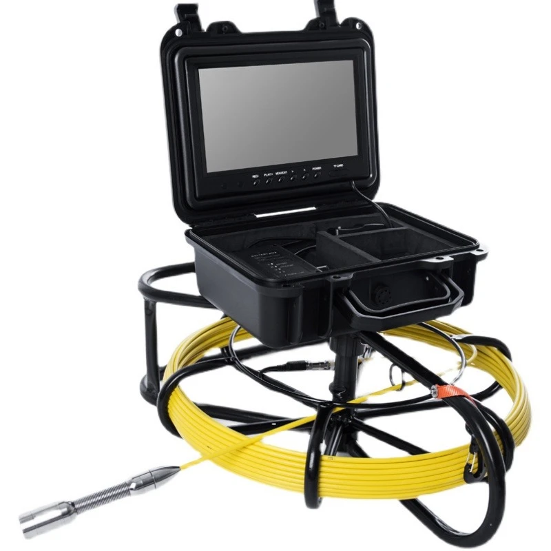 

High definition waterproof industrial sewer pipe endoscope can turn camera sewage detector air conditioning maintenance