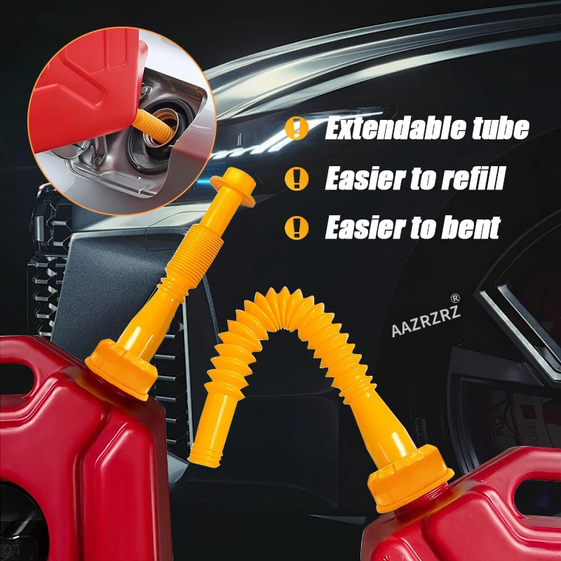 Kit de substituição de bico de lata de gás, conjunto de bico de lata de gás de auto-direção para carro - inclui tampa de latas, tampa de vedação de bico, tampas de ventilação, despeje flexível