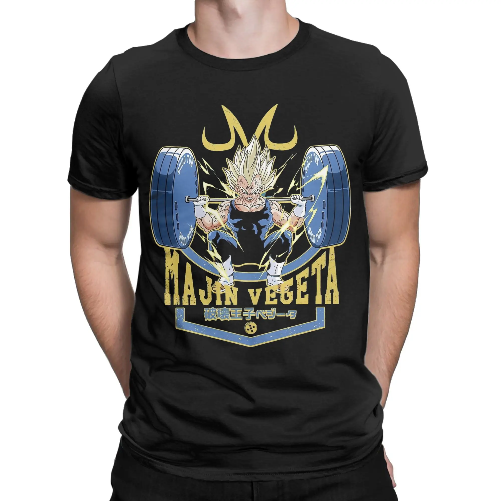 

Majin Buu Gym Z Fitness Anime Merch Unisex T Shirts Cotton Tee Printed Tops T-shirt