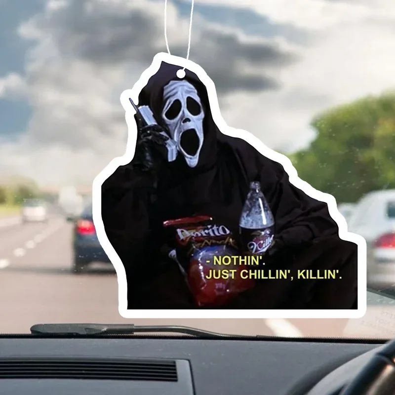 

1pc fun car aromatherapy fragrance perfume air freshener mirror interior accessories pendant outlet perfume