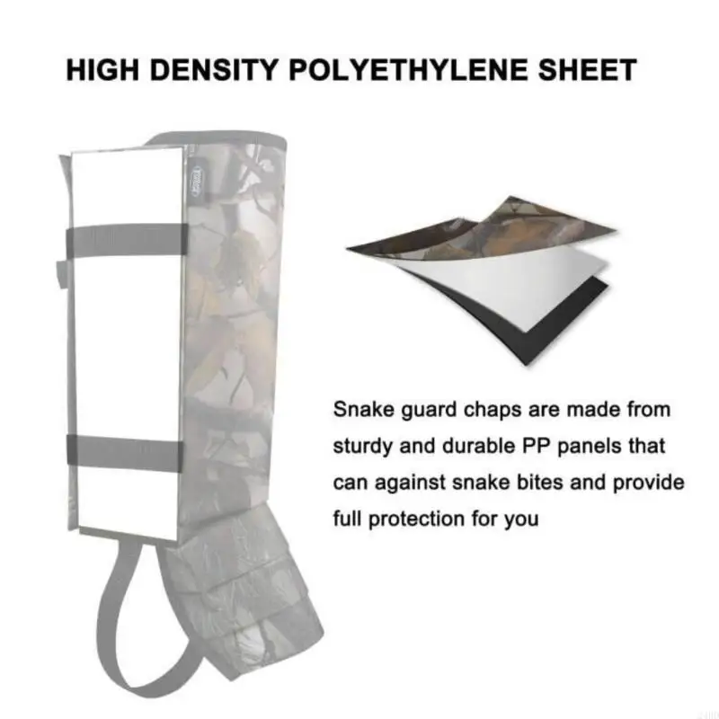 قابلة للتهوية ضد واقيات أرجل الثعبان لحقائب الظهر وحقائب الظهر للاستخدام الخارجي 24BD #6