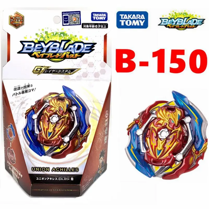 

TAKARA TOMY BEYBLADE GENUINE BEYSCOLLECTOR B-150 Union Achilles.Cn.Xt+ Booster