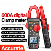 ANENG PN200 Clamp Meter Multimeters 4000 Counts Digital AC/DC 600A Current Tester Hz Capacitance NCV Voltage Ohm Tester Tools