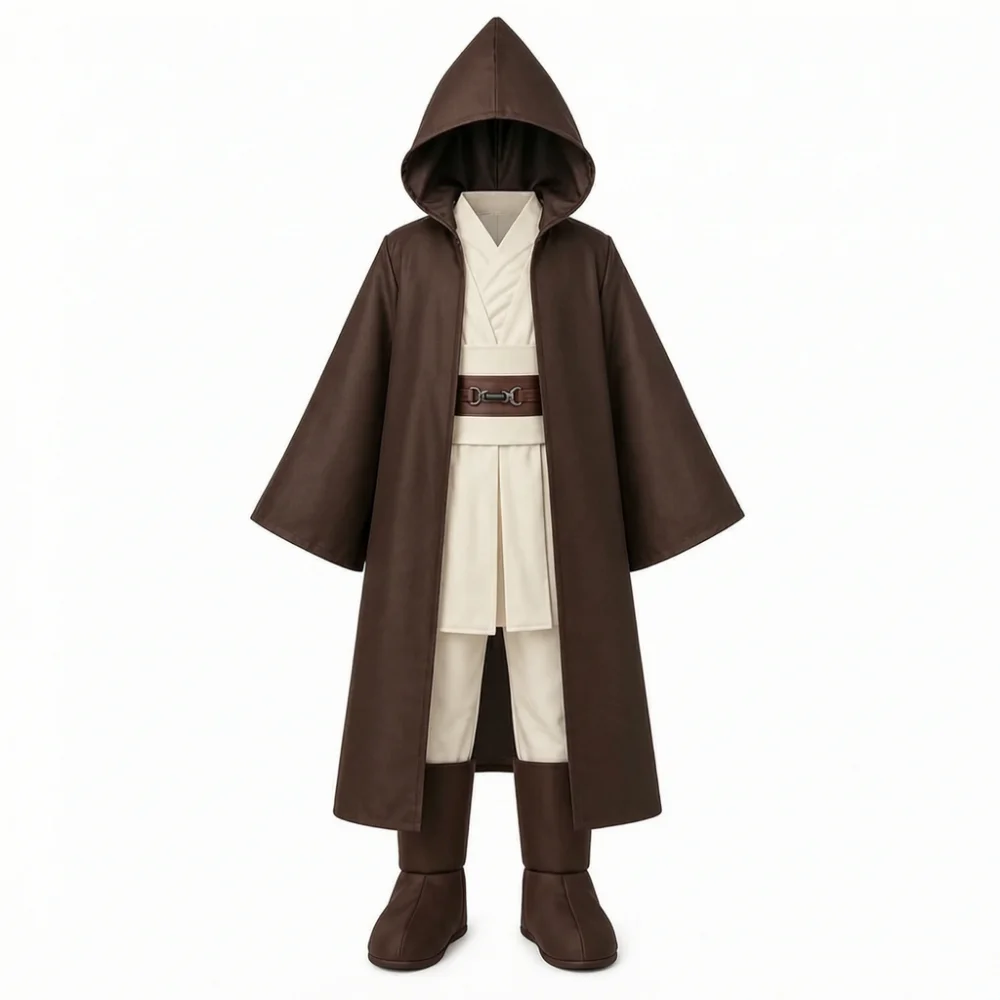 

Cosplay Costume Jedi Knight Warrior Movie Character Set For Halloween Party Carnival Fancy Dress Roleplay