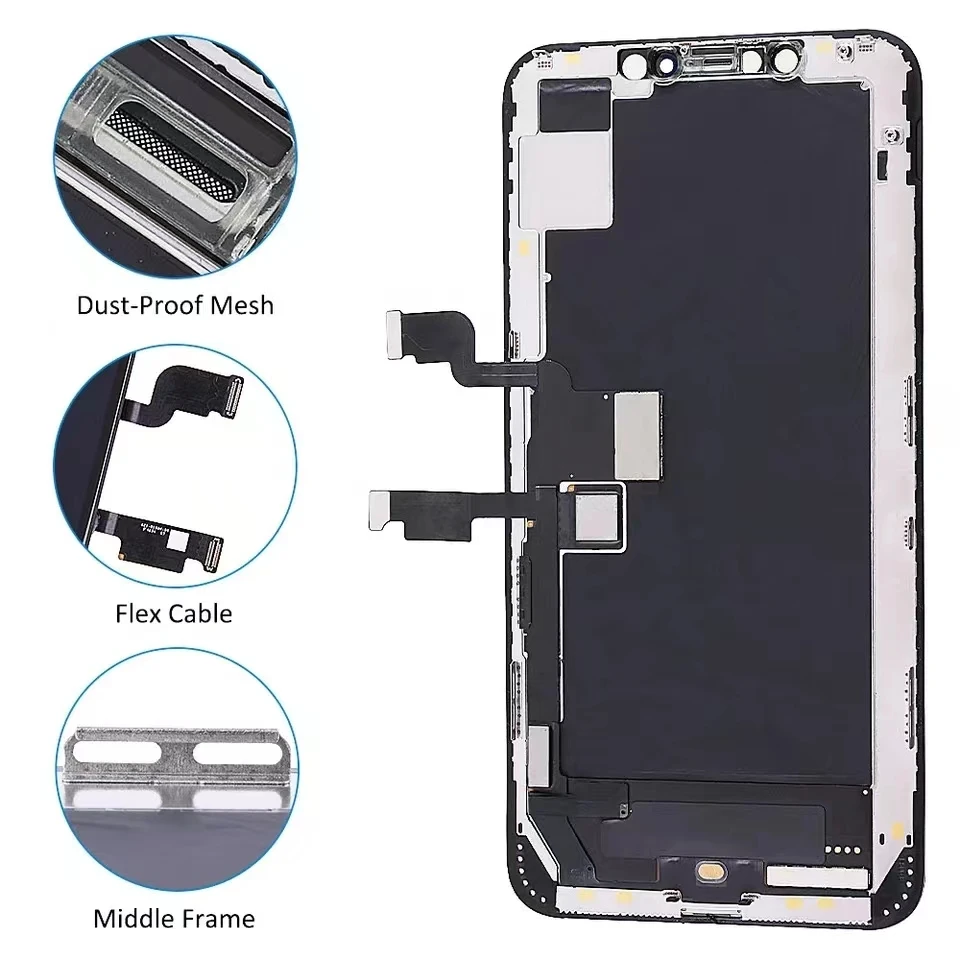 OLED Pantalla For iphone X LCD XR11Screen OLED LCD Display Touch Screen Digitizer Assembly For iPhone X XS Max LCD Replaceme