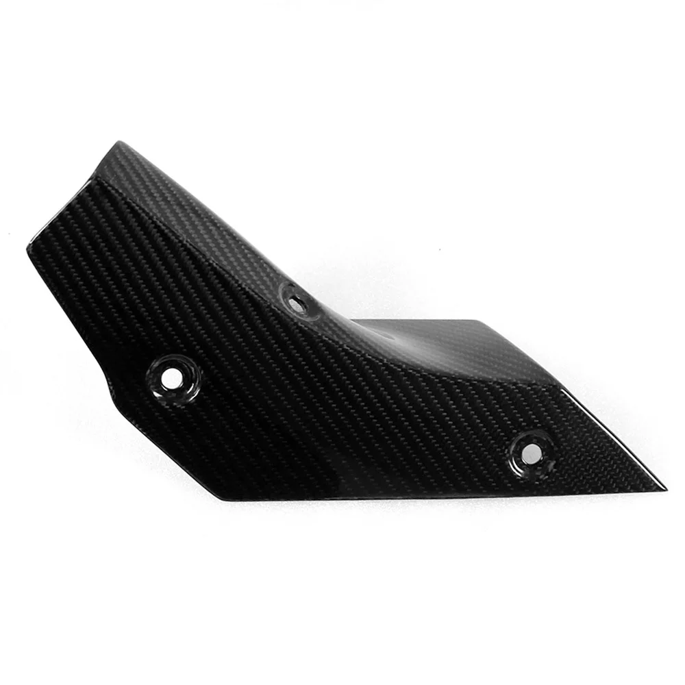 100% Carbon Fiber Motorcycle Accessories Upper Exhaust Cover For Yamaha R1 R1M 2015 2016 2017 2018 2019 2020 2021 2022 2023