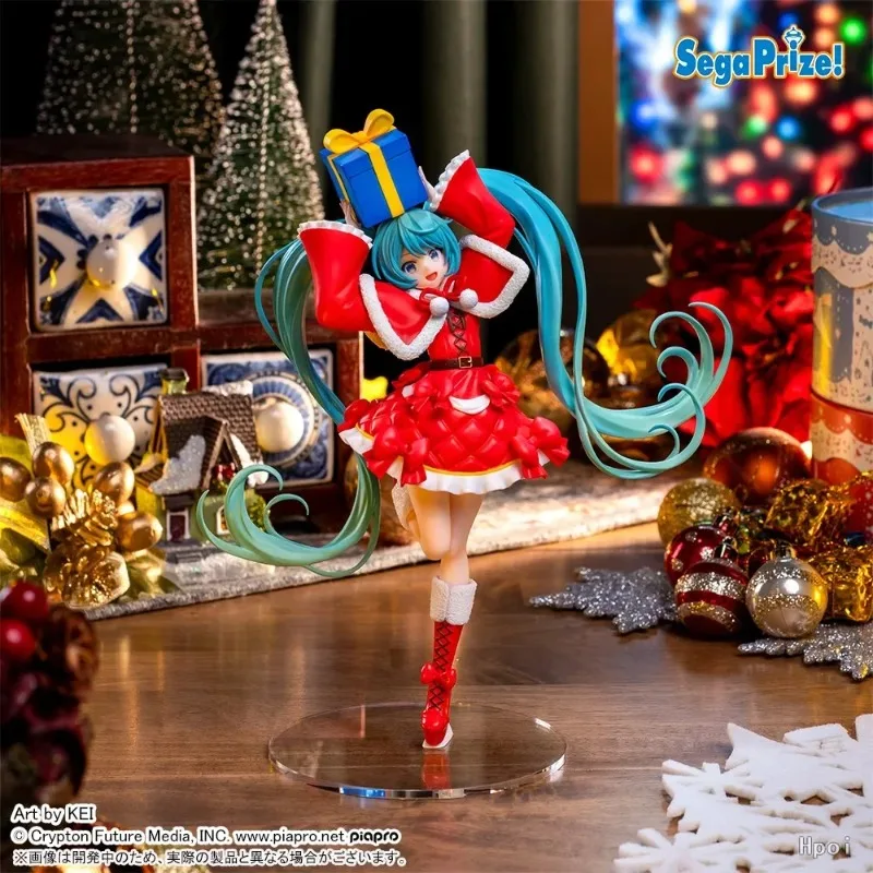 

In Stock SEGA Luminasta Hatsune Miku Christmas 2024 about Desktop Cute Anime Action Figure Toys Gift Model Collection