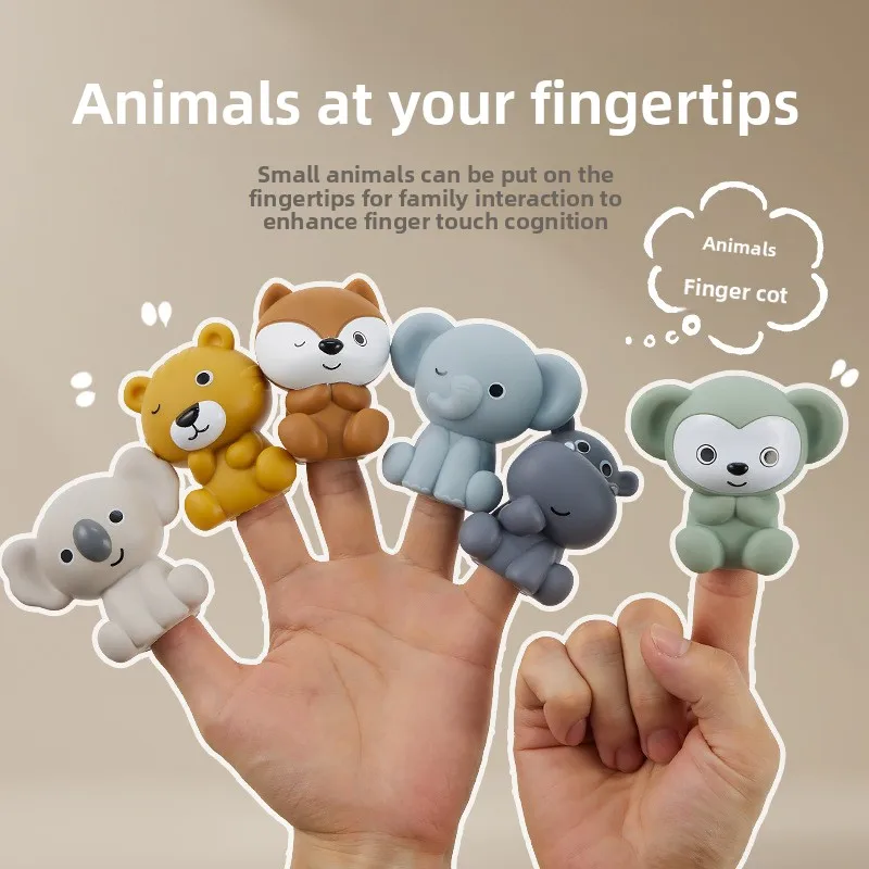 

Children’s&Infant Bathroom Bath Toys Set-Stackable Floating Boat Toys Animal Finger Toys Fun Stackable Play Items for Bath Time