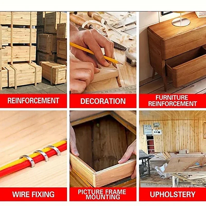 مواد أساسية لأعمال البناء ، 3 في 1 ، دباسة للأظافر ، سهلة الاستخدام ، ديكور منزلي ، أداة نجارة ، دبابيس