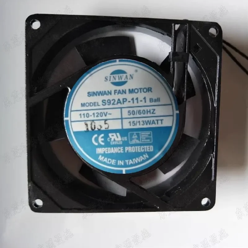 

SINWAN S92AP-11-1 9025 Cabinet Cooling Fan for 110V 120V 15W 13W 9CM