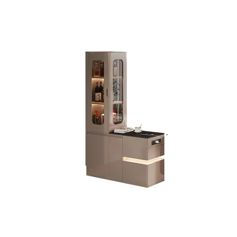LH light luxury living room entrance entrance partition cabinet side coffee table kettle integrated