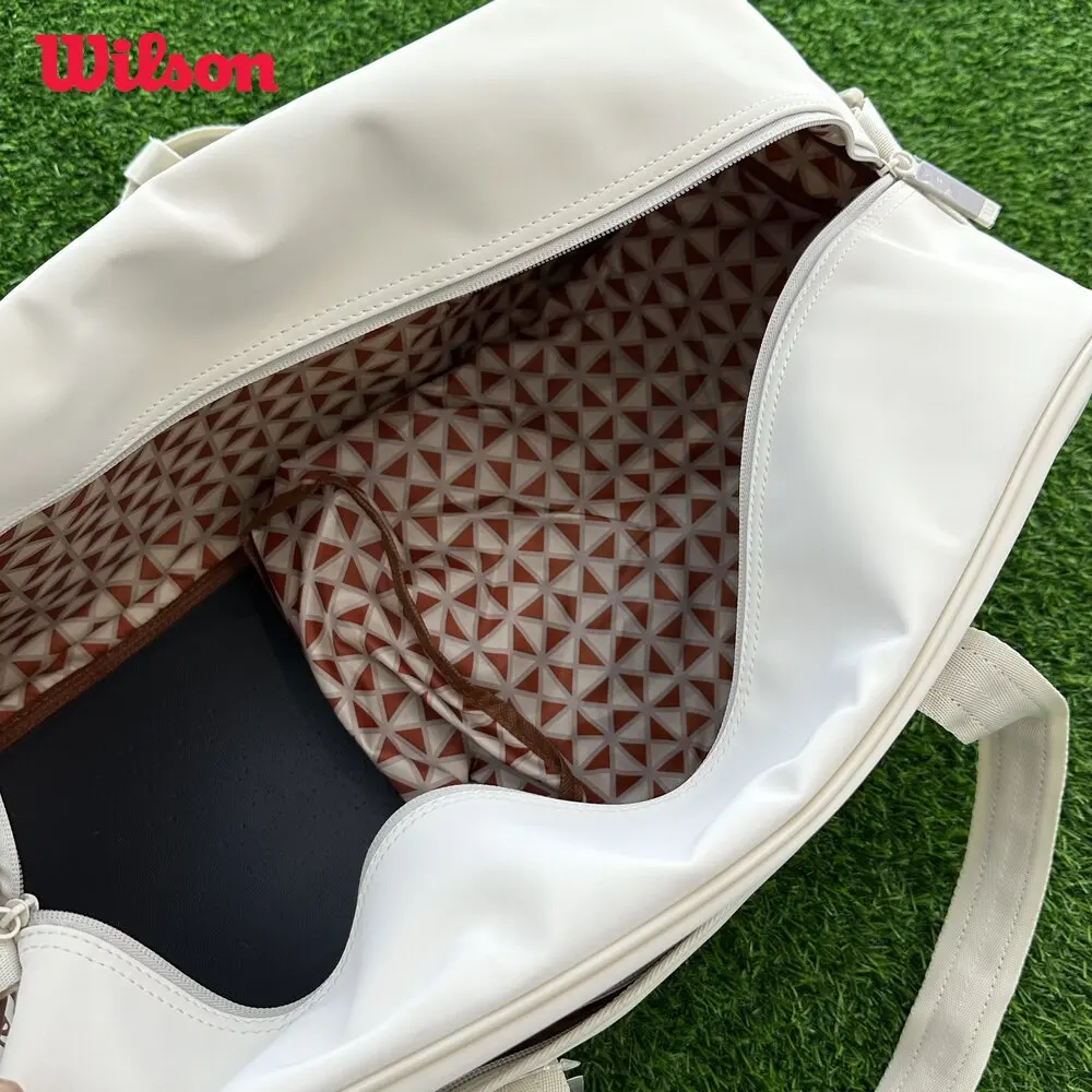 Wilson 2025 Roland Garros Session Small Duffel Bag Vintage Tennis Racket Backpack Clothing Bag Accessories Bag for Men and Women