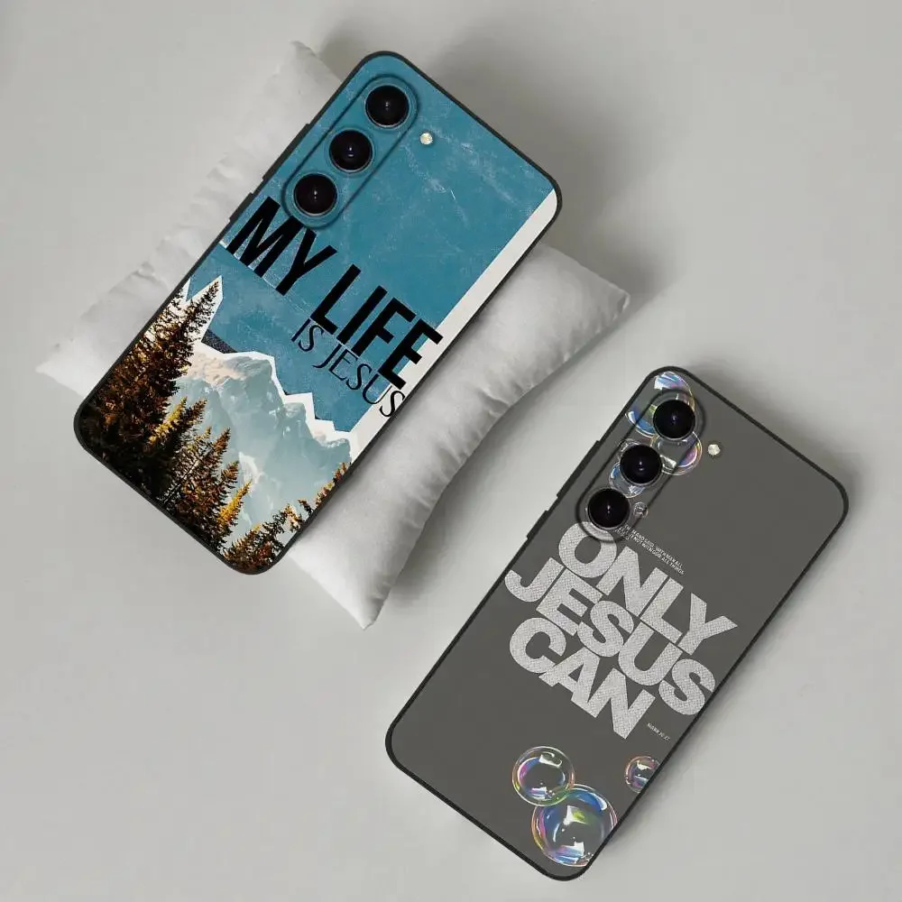 Bible Verse Jesus Christ Christian Phone Case For Samsung Galaxy S21 S22 S23 S24ULTRA S25ULTRA Ultra Plus5G A52S S26 Soft Cover