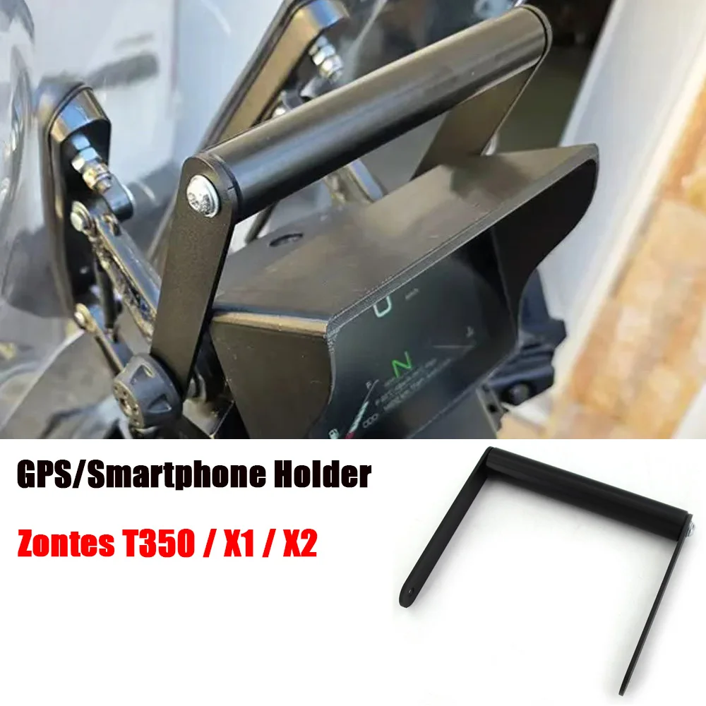 New FOR Zontes T350 / X1 / X2 GPS Mobile Phone Navigation Mounting Bracket Zontes T350 / X1 / X2 Motorcycle Accessories