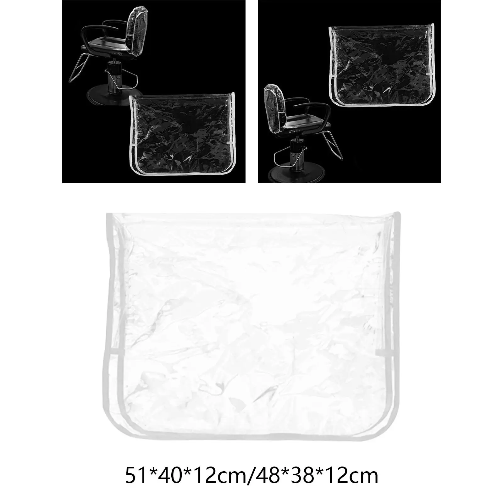 Copertura posteriore per sedia da salone Attrezzatura di bellezza trasparente per salone SPA Beauty Center