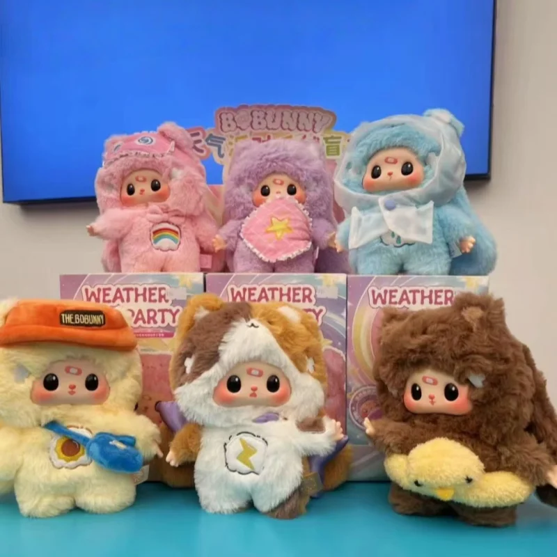 in Spot VGT the Bonny Weather Party Vinyl Plush Blind Box Collectible Surprise Doll Trendy Toy Gift for Mobile Fans