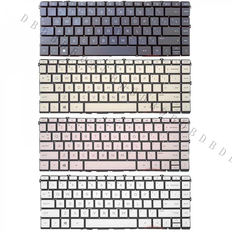 AA+New Backlit US Laptop Keyboard For HP Pavilion X360 14-DW 14-DV 14-DY 14-EC 13-BB Notebook