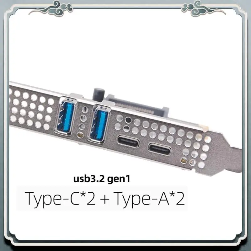 Premium Type C USB 3.2 Gen1 5Gbps PCIE Card Adapter PCI Express Board 2Xusb A Port+2Xtype-C Port/USB3.2 PCI-E Expansion Card
