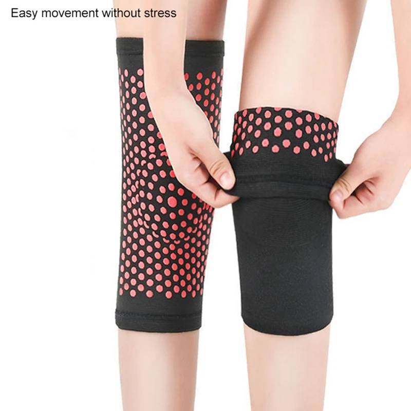 Adults Warm Knee Pad with Joint Pain Fever for More Than 16 Hours Bamboo Charcoal Fiber Self Heating Support Knee Brace