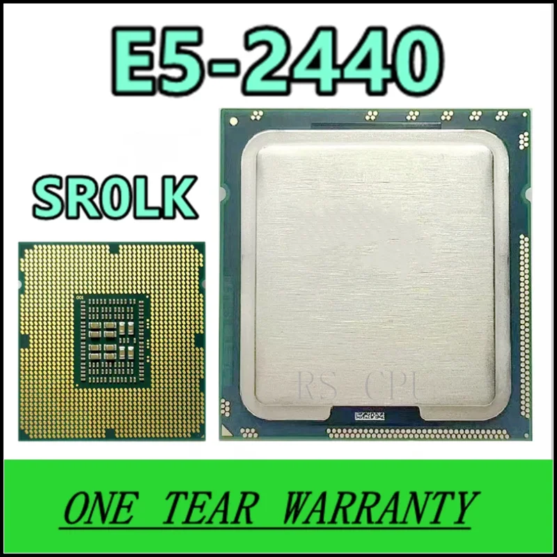 E5-2440 E5 2440 SR0LK 2,4 GHz procesador de CPU usado de seis núcleos y doce hilos 15M 95W LGA 1356