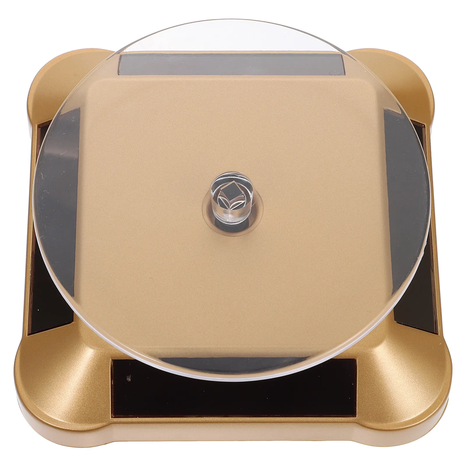 

1 шт. Вращающаяся подставка для ювелирных изделий на солнечной энергии, 360-градусный автоматический вращающийся дисплей для демонстрации часов и украшений, декоративный элемент для выставок