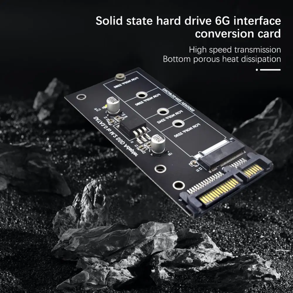 M.2 SATA Adapter M2 Naar SATA3 Adapter NGFF Adapterkaart SSD Solid State Drive Naar 6G Interface Conversiekaart