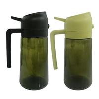 Oil Dispenser Bottle 470ml Kitchen 2-in-1 Oil Sprayer Bottle Frying Liquid Condiment Oil Container Olive Oil Dispenser