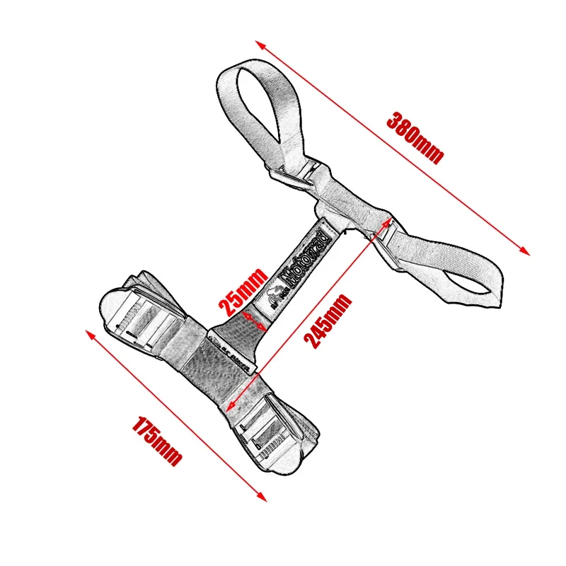 For BMW R1300GS F900GS ADV F800GS For HONDA XL750 For Benelli Trk 502X 702X Luggage Handle Strap Side Box Belt Top Case Strip