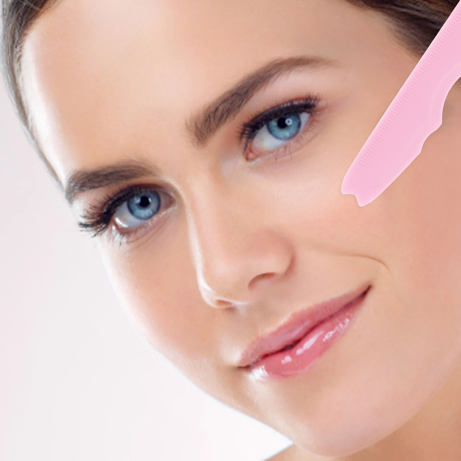 

Multi-Function Eyeliner Stencil Lipstick Makeup Tool Silicone Mascara Applicator Reusable Eyeliner Aid Makeup Supply For