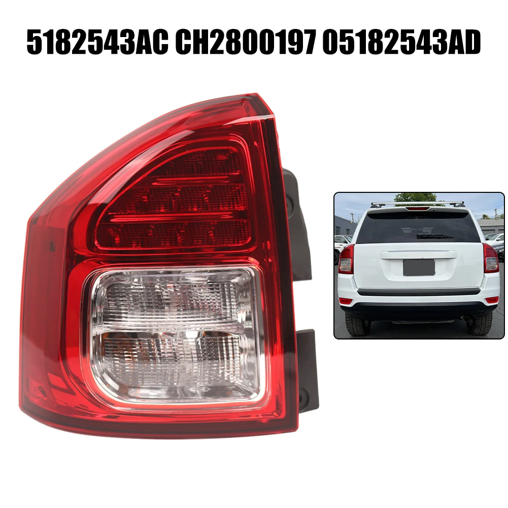 

Left Rear Tail Light Assembly Replacement for Compass 2011 to 2013 Model 5182543AC CH2800197 Compatible with Compass