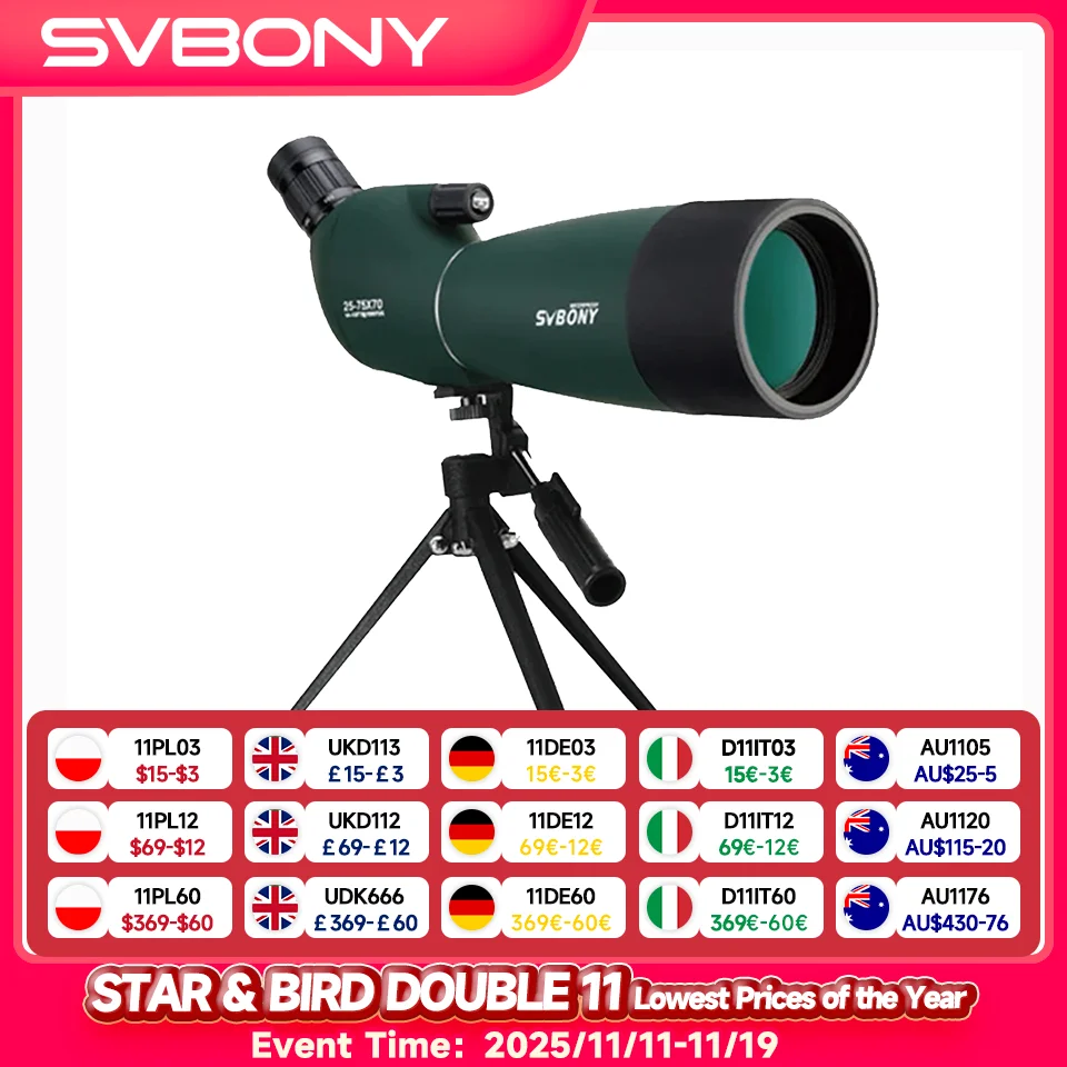 SV28 Waterproof Spotting Scope
