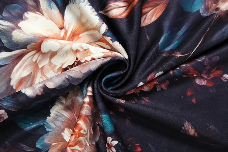 Weird Puss Sexy Rückenfreies Langes Kleid für Damen mit Blumenmuster, Schnürung, Neckholder, Tiefer Ausschnitt, Ärmellos, Mitternachts-Abendkleid, Elegantes Vestido – Detail 10