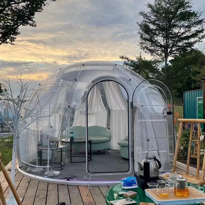 

Waterproof Resort Luxury Computer Bubble Tent Transparent Dome House Prefabricated Cabin