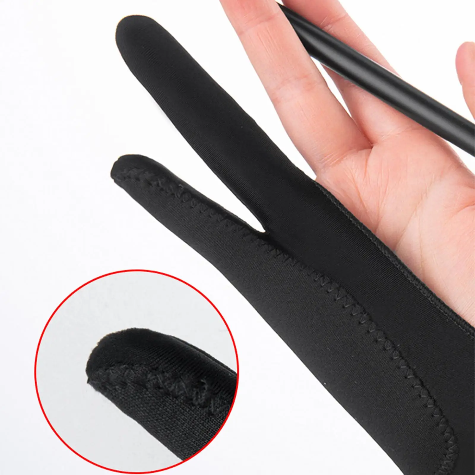 2xArtist Gloves for Drawing Tablet Digital Drawing Gloves Smudge-proof