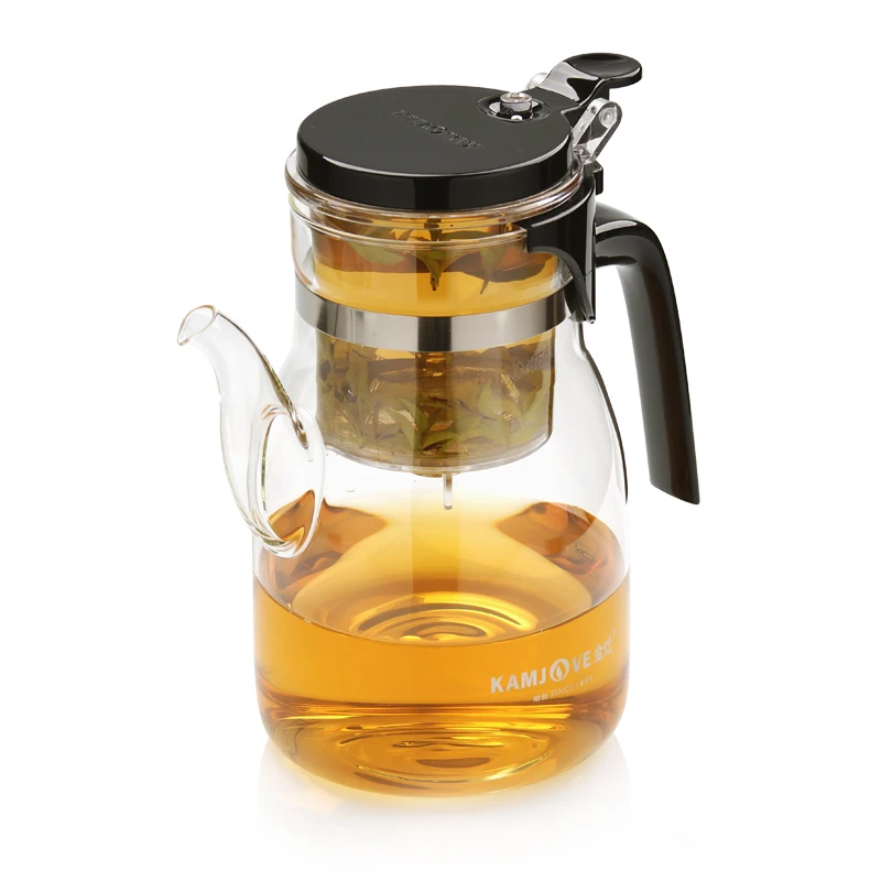 Kamjove k-208 tea cup 900ml pot elegant glass set